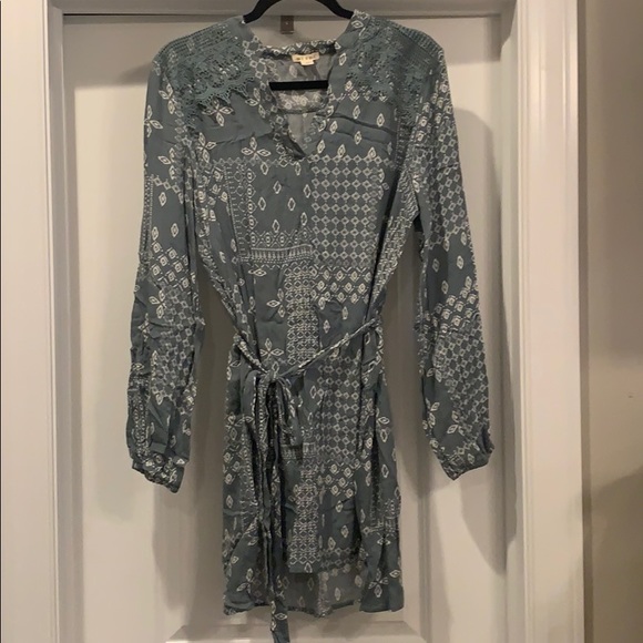 miami Dresses & Skirts - Miami Sage Green Dress with Tie Waist